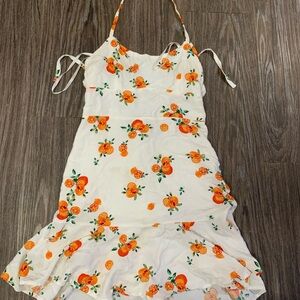 Hire mini halter dress